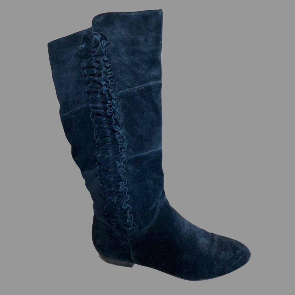 Zigi Soho Whitney Black Suede Boots 9M in box